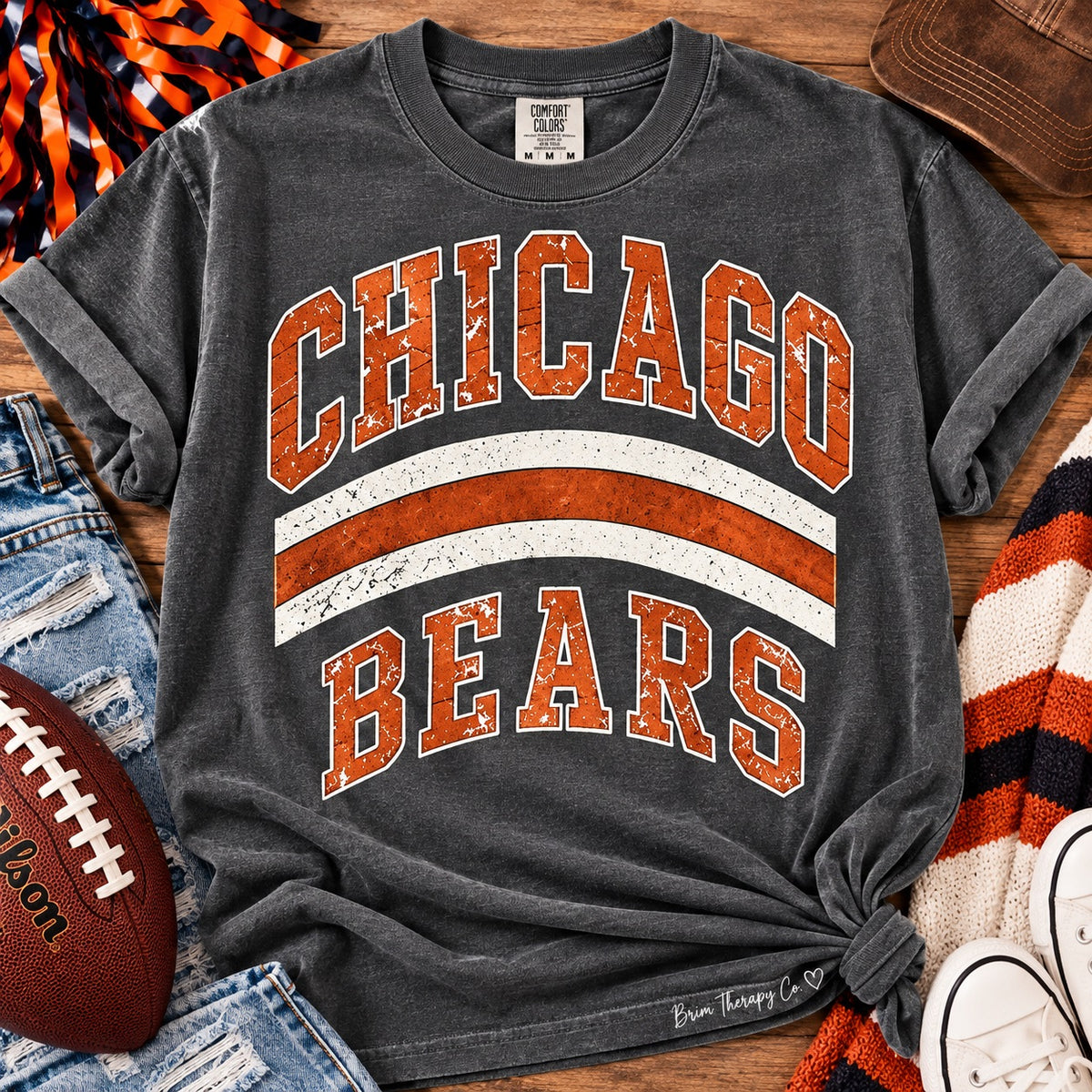 Chicago Bears Vintage Game Day Graphic Tee