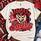 Game Day Eagles Mascot Graphic Tee