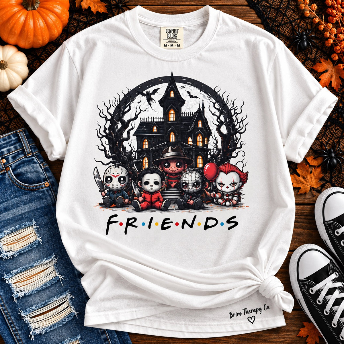 Friends Til the End Horror Tee