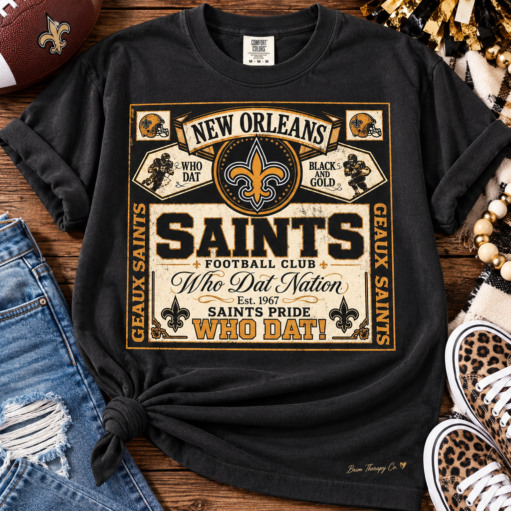 New Orleans Saints Who Dat Nation Graphic Tee