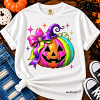 Technicolor Trick or Treat Pumpkin Graphic Tee