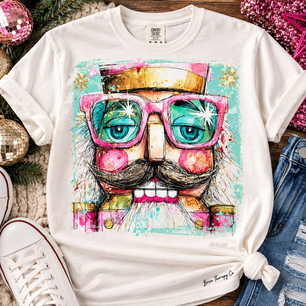 Retro Nutcracker Christmas Tee