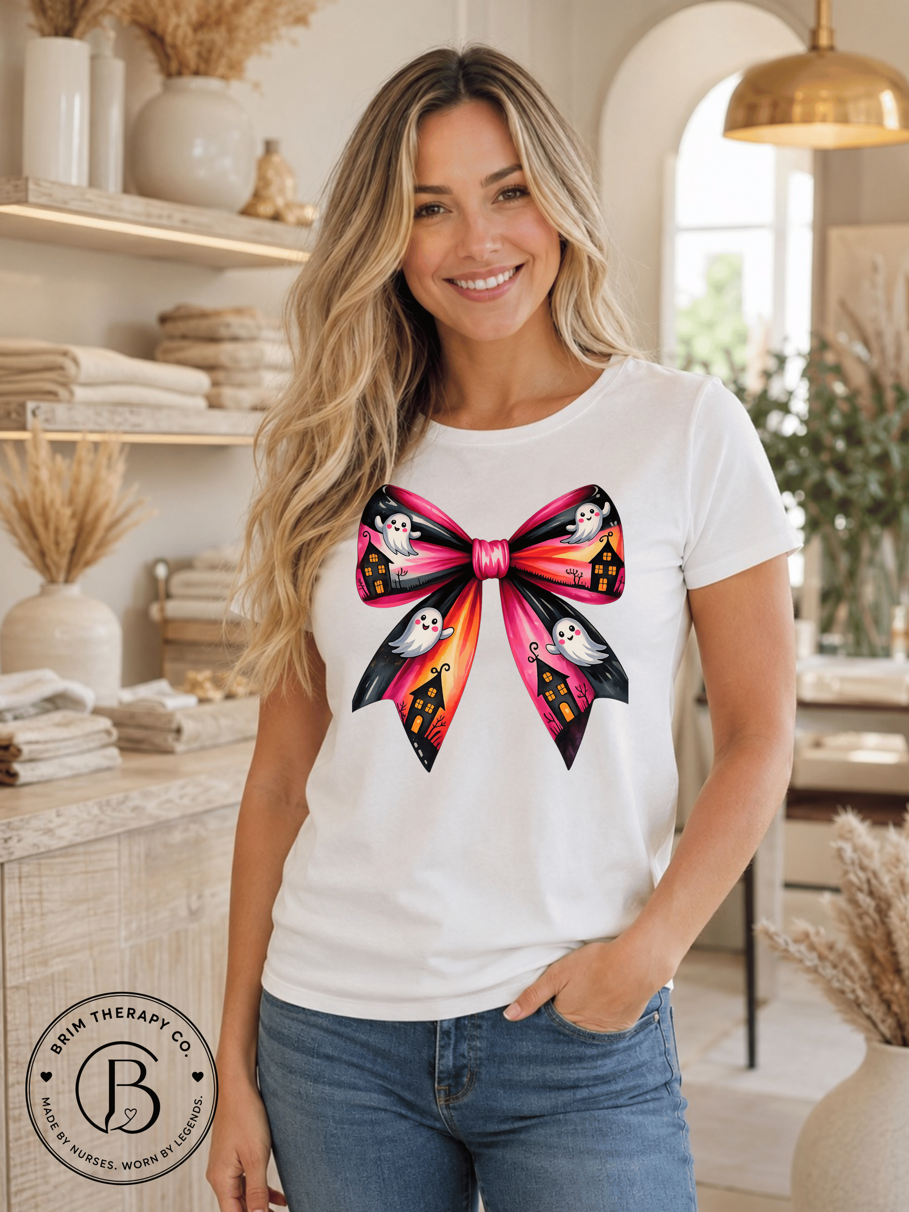 SEHL1030: Boo-tiful Bow Halloween Tee