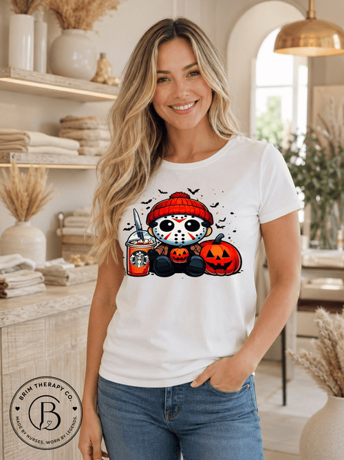 SEHL1041: Friday the 13th Coffee Run Halloween Tee