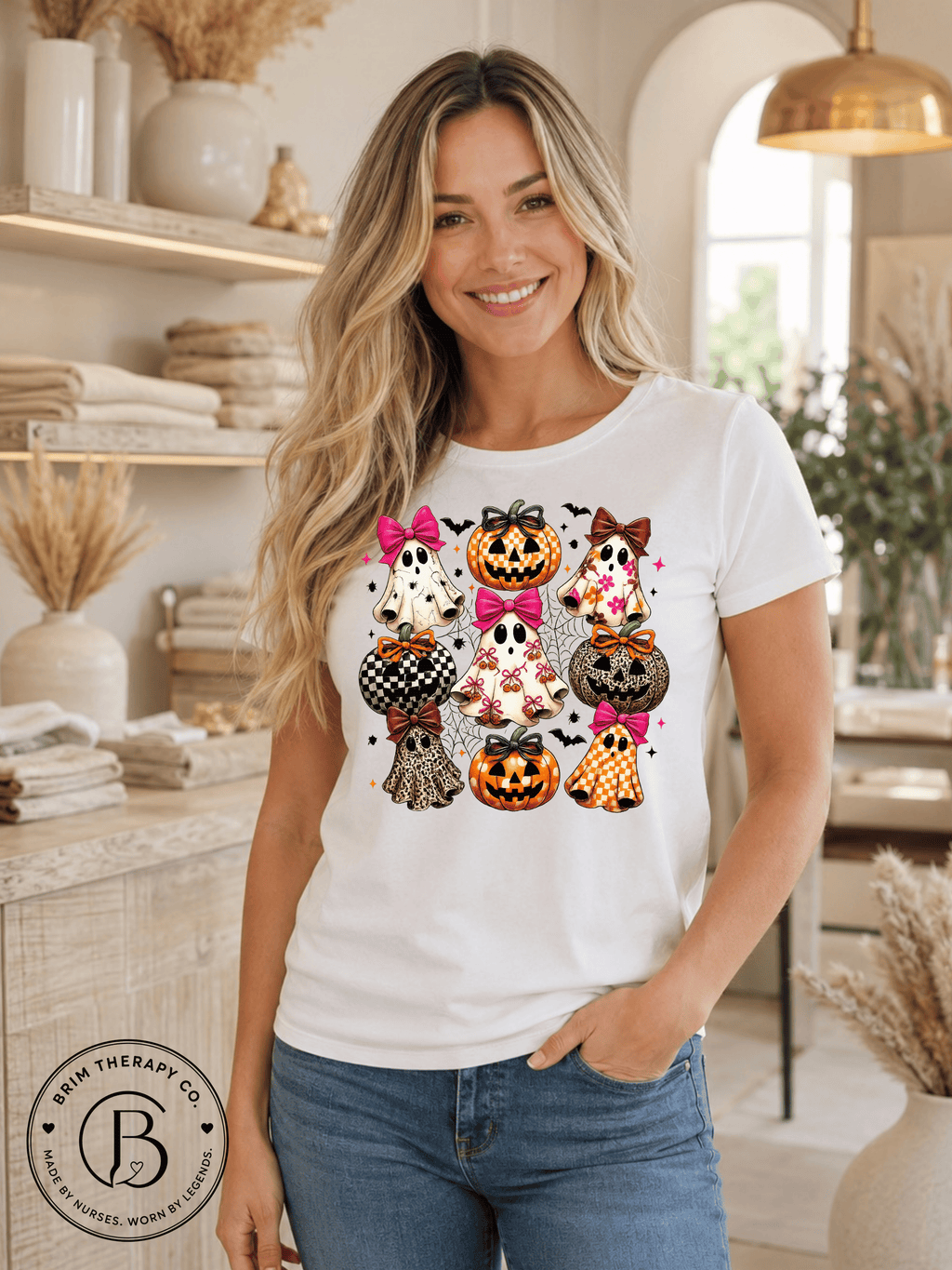 SEHL1026: Bows & Boos Halloween Tee