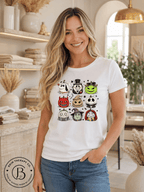 SEHL1033: Pumpkin Town Halloween Character Tee