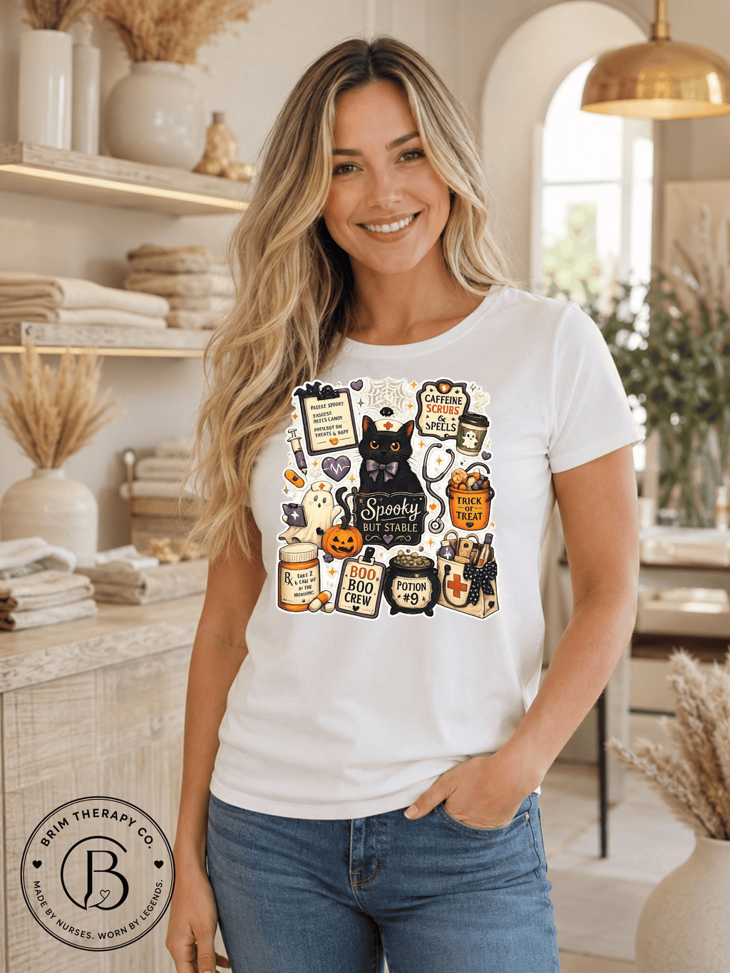 SEHL1025: Spooky but Stable Nurse Tee