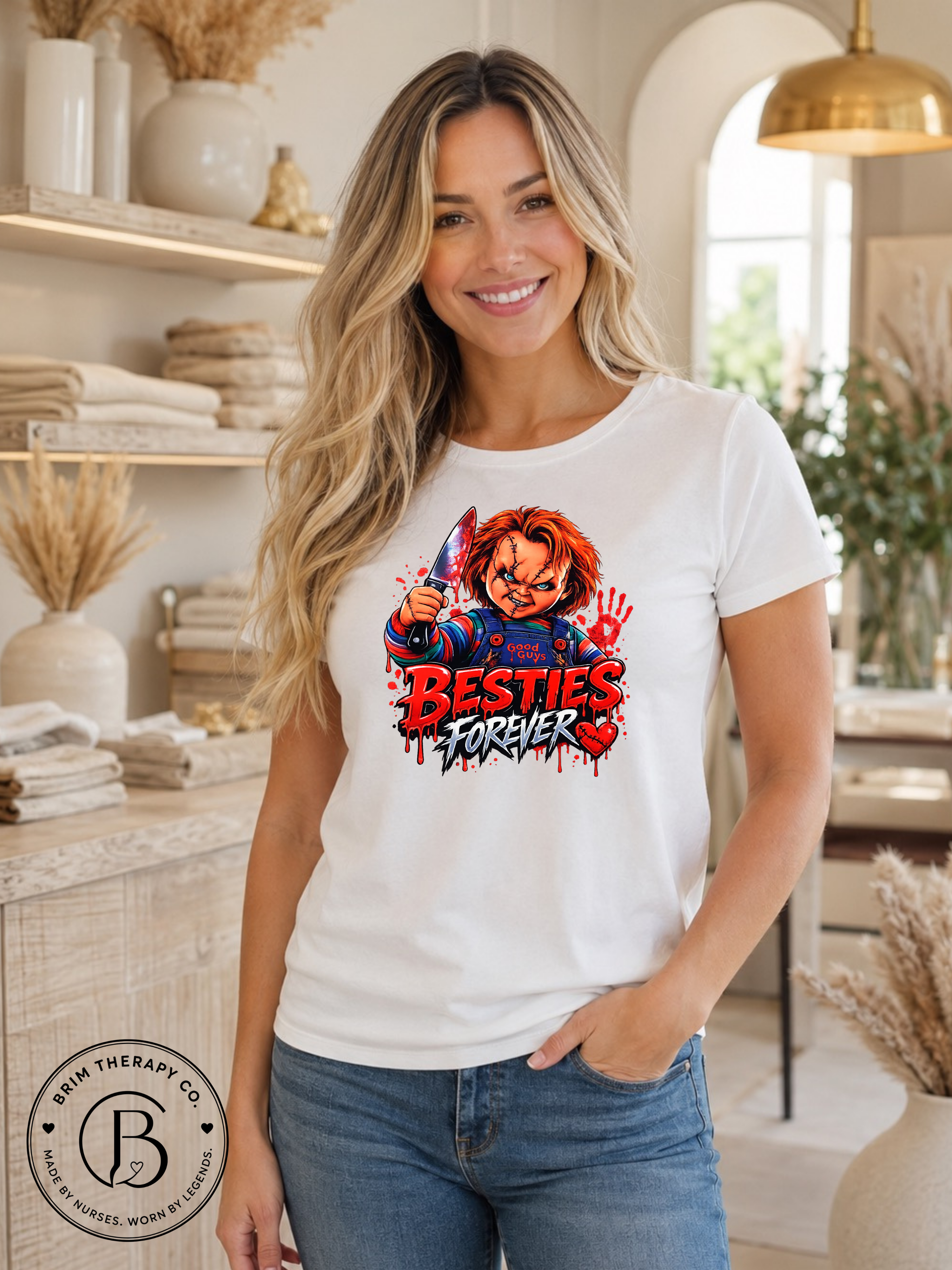 SEHL1002: Besties Forever Chucky Tee