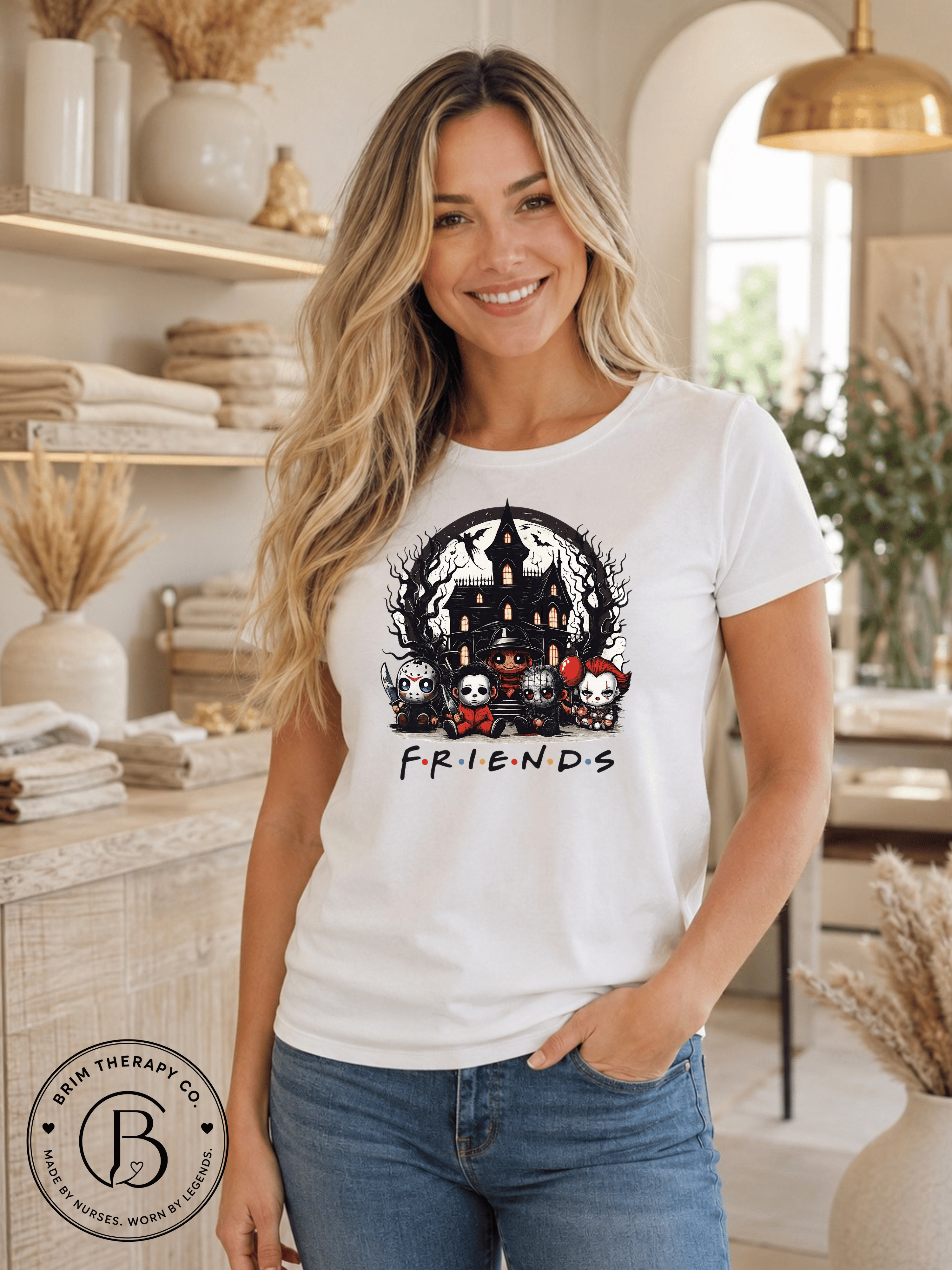 SEHL1017: Friends Til the End Horror Tee