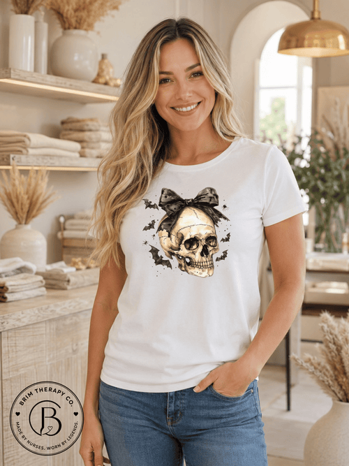 SEHL1008: Bow to the Bone Halloween Tee