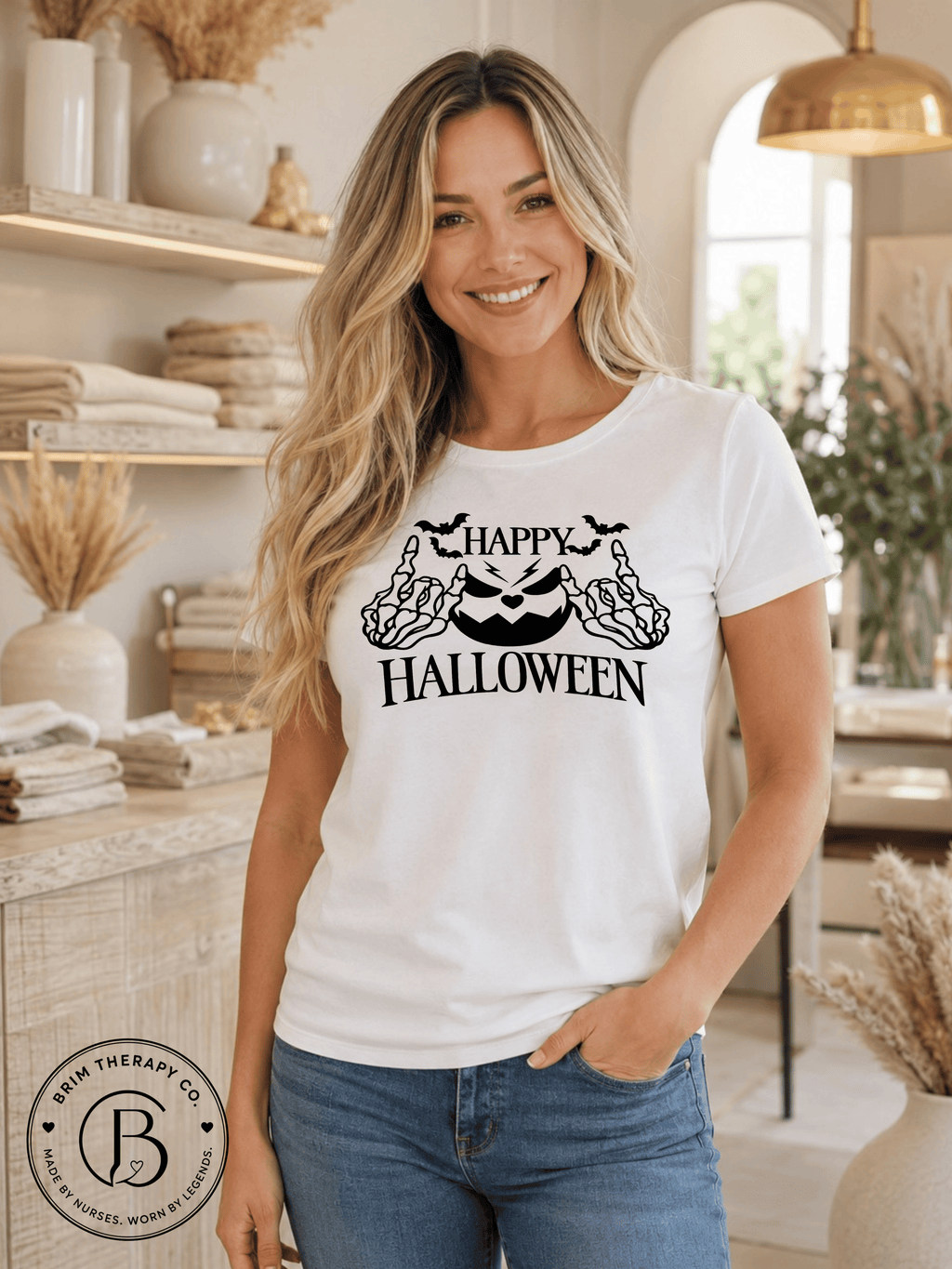 SEHL1023: Happy Halloween Bonehead Tee