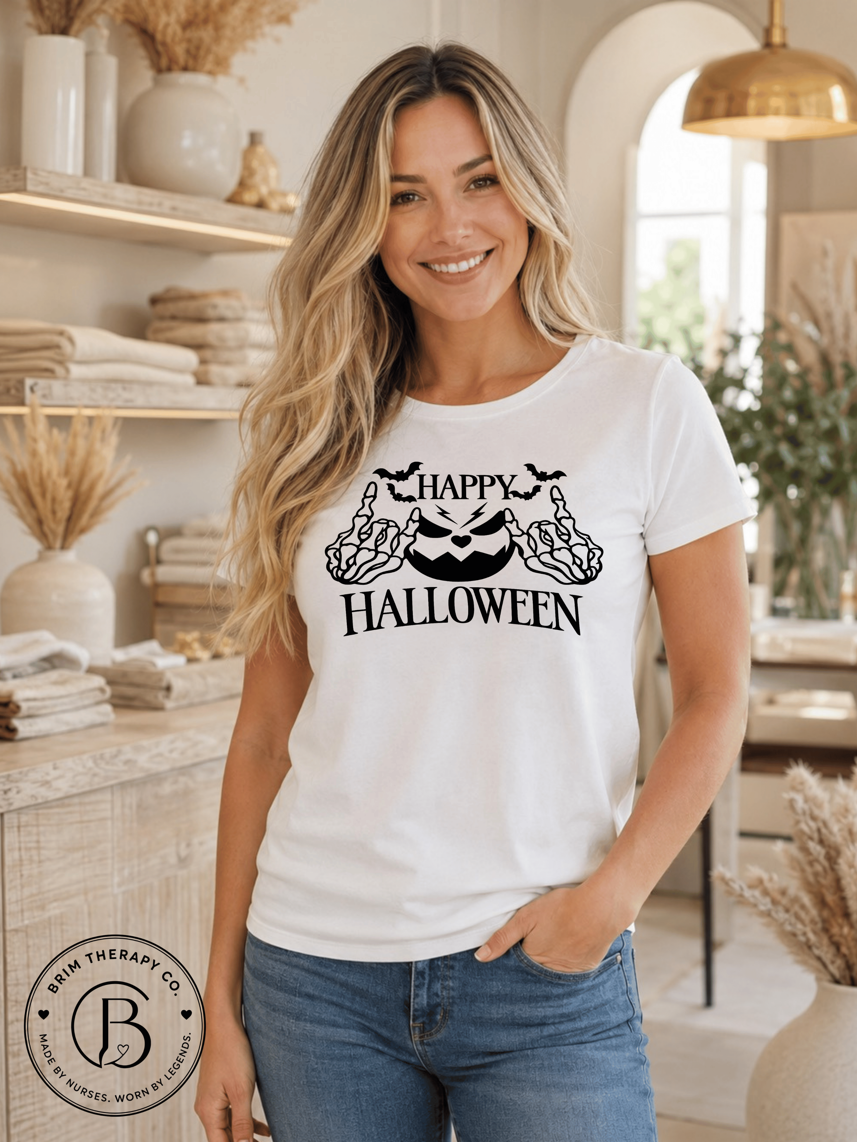 SEHL1023: Happy Halloween Bonehead Tee