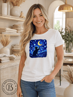 SEHL1010: Starry Night Cat Tee