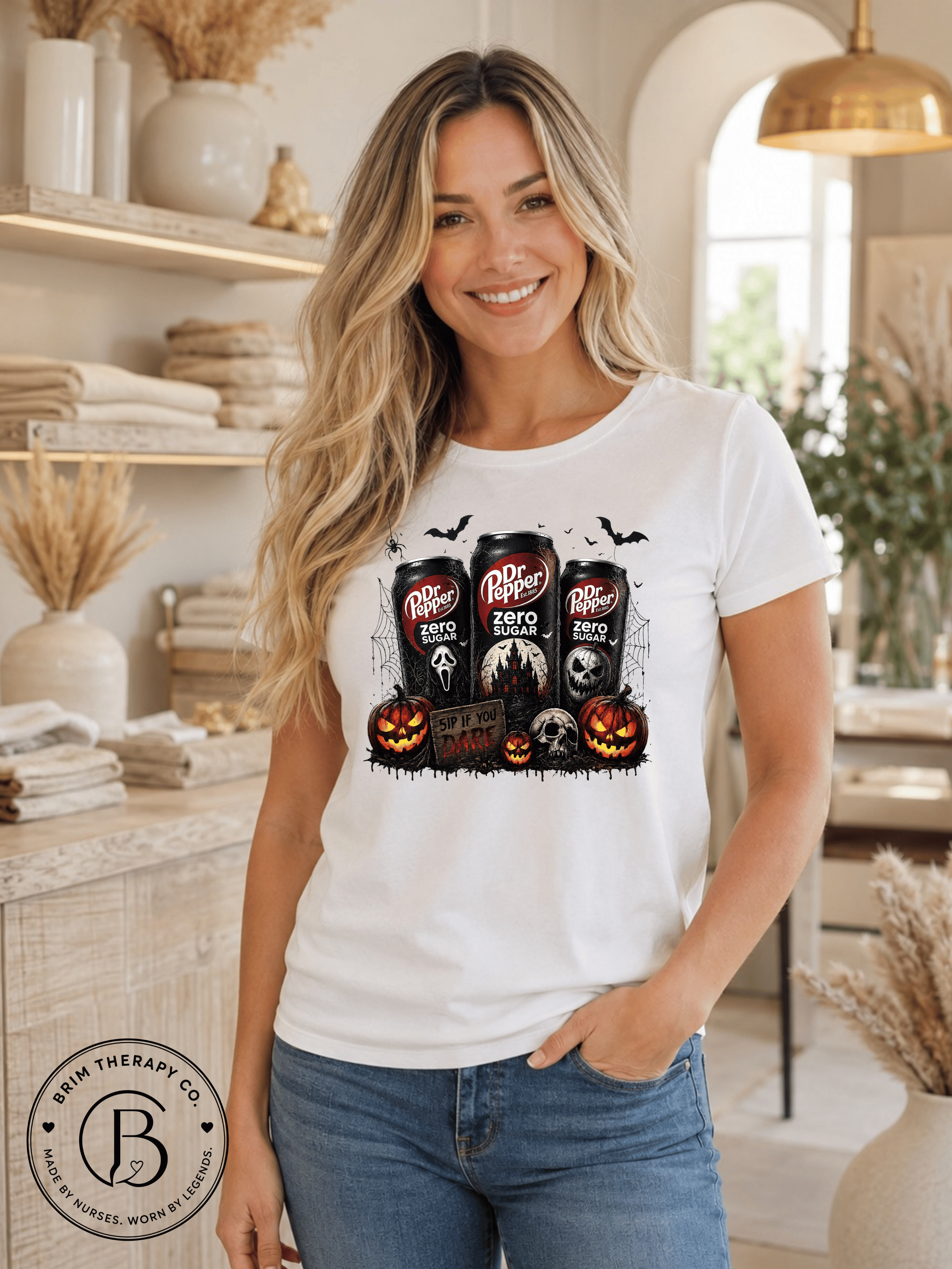SEHL1031: Sip if you dare Dr. Pepper Zero Halloween Tee