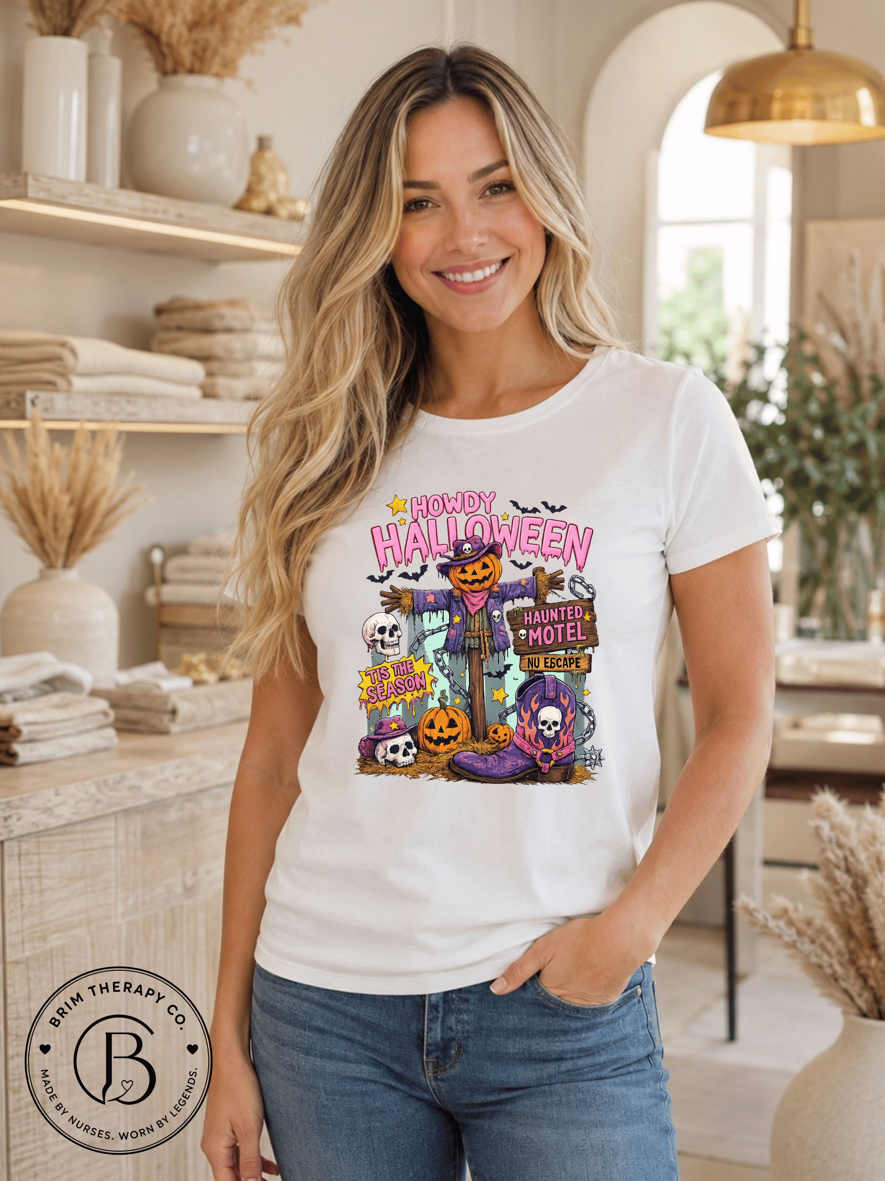 SEHL1016: Howdy Halloween Haunted Motel Tee