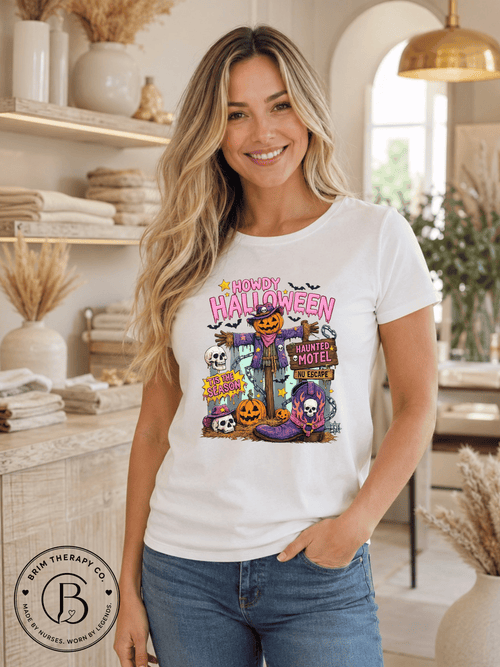 SEHL1016: Howdy Halloween Haunted Motel Tee