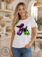 SEHL1037: Boo-tiful Balloon Dog Halloween Tee