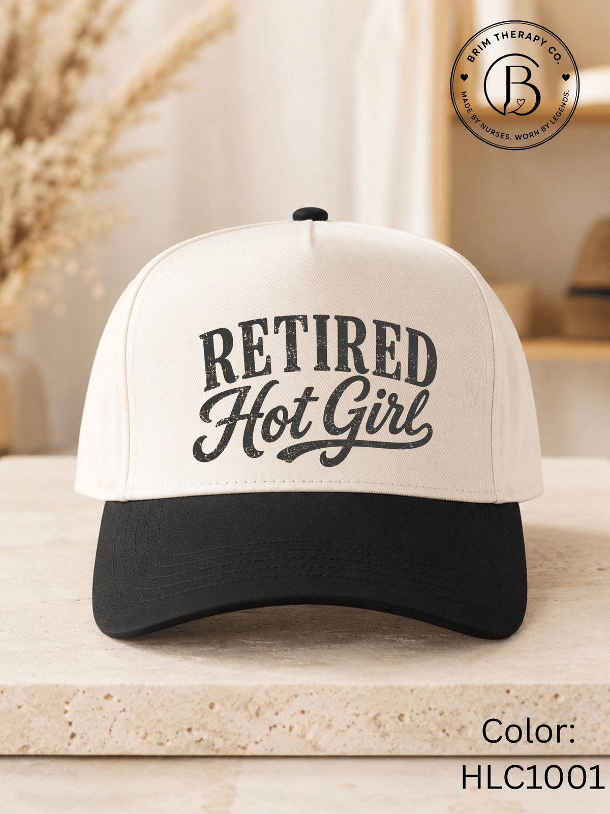 GELI1025: Retired Hot Girl Trucker Hat