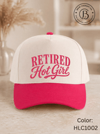 GELI1025: Retired Hot Girl Trucker Hat