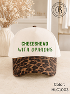 SPFB1304: Cheesehead with Opinions Trucker Hat