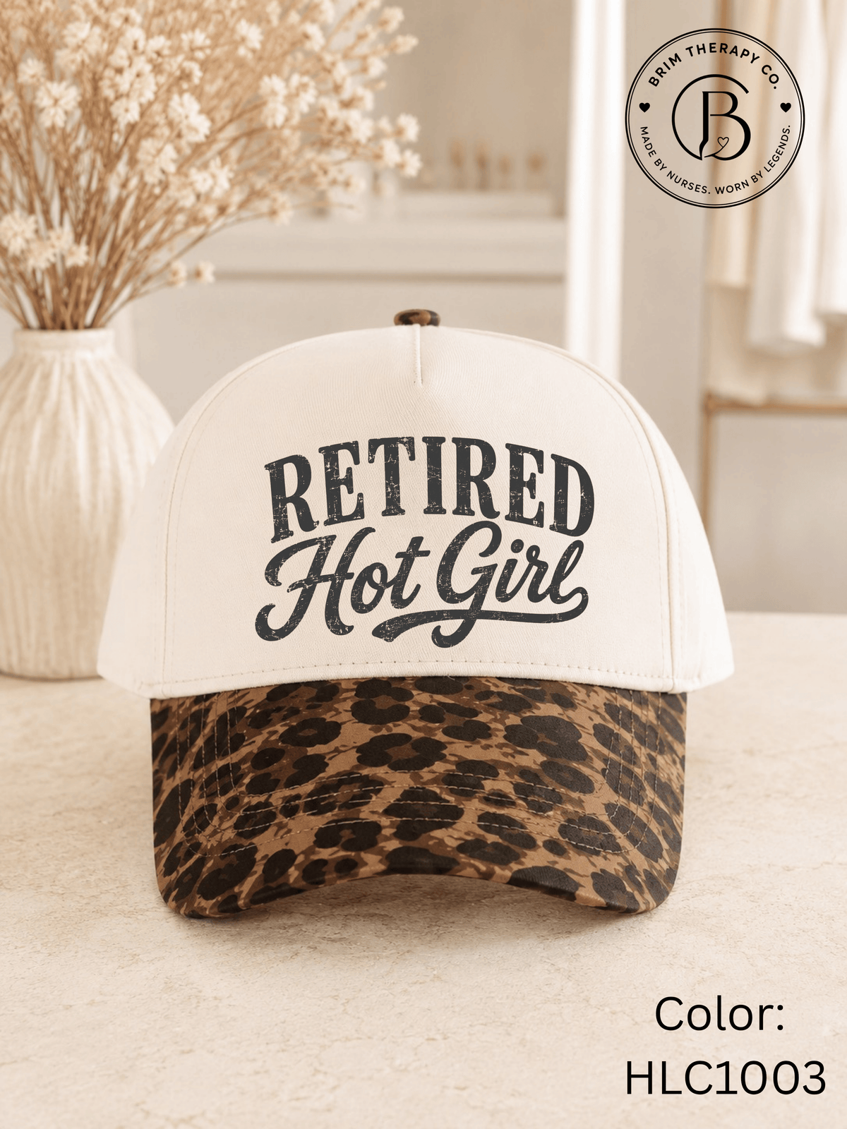 GELI1025: Retired Hot Girl Trucker Hat