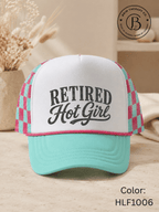 GELI1025: Retired Hot Girl Trucker Hat