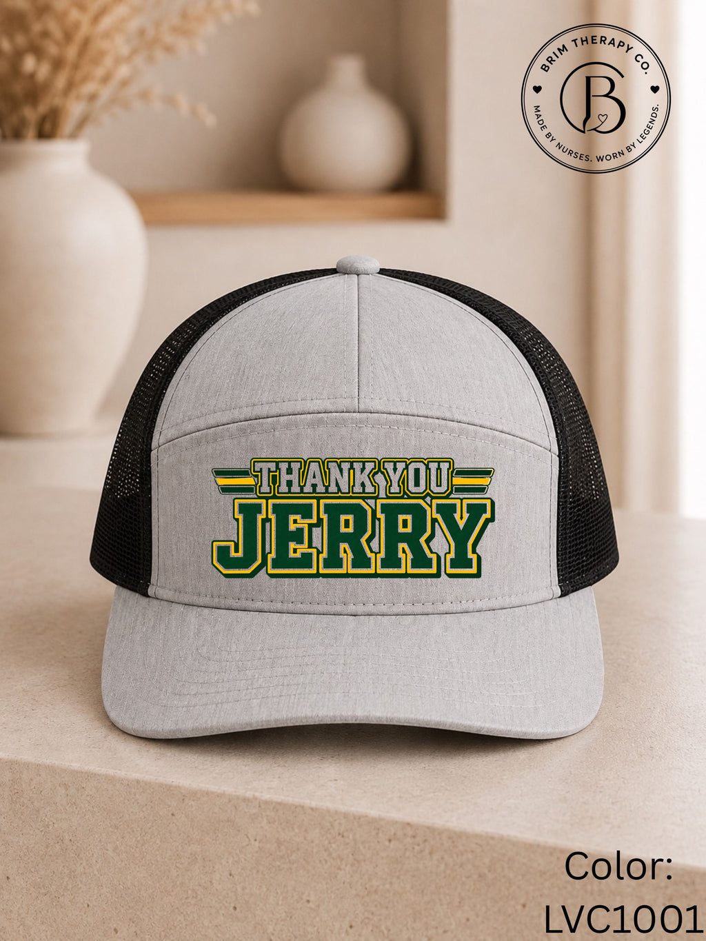 SPFB1242: Thank you Jerry Game Day Trucker Hat