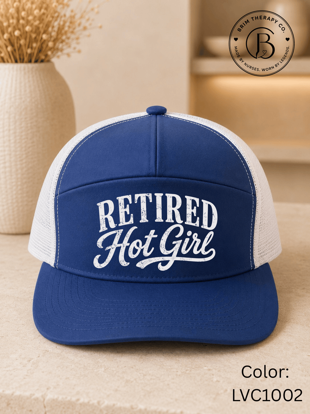 GELI1025: Retired Hot Girl Trucker Hat
