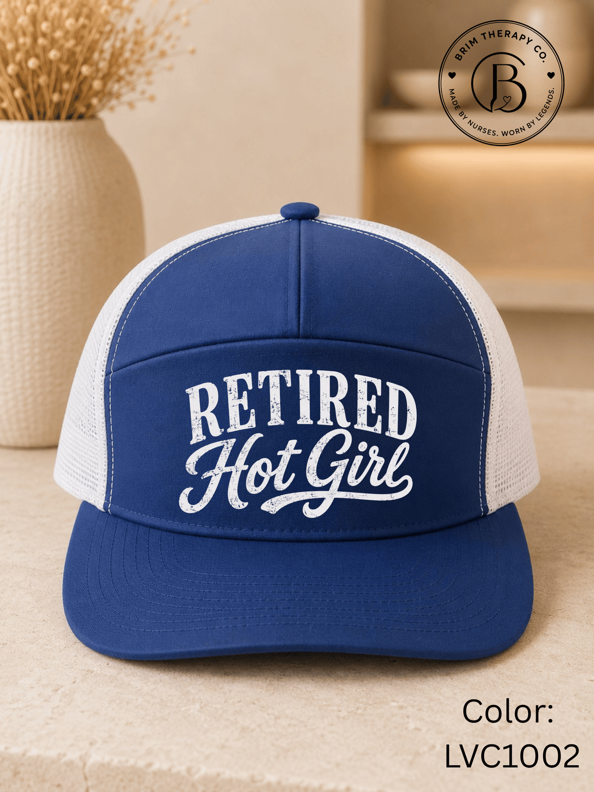 GELI1025: Retired Hot Girl Trucker Hat