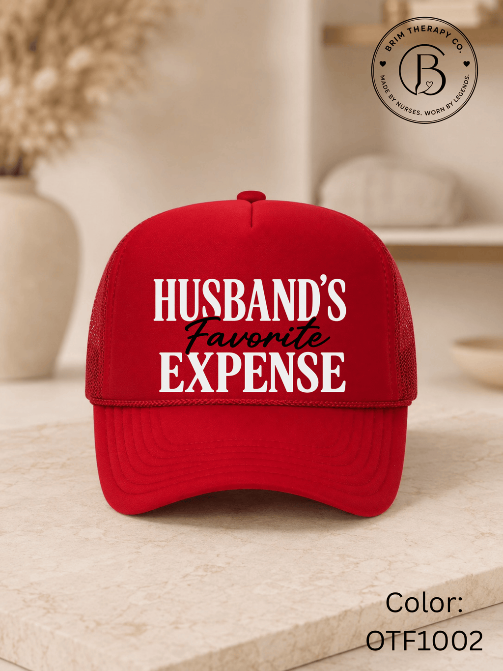 GELI1026: Husband's Favorite Expense Trucker Hat