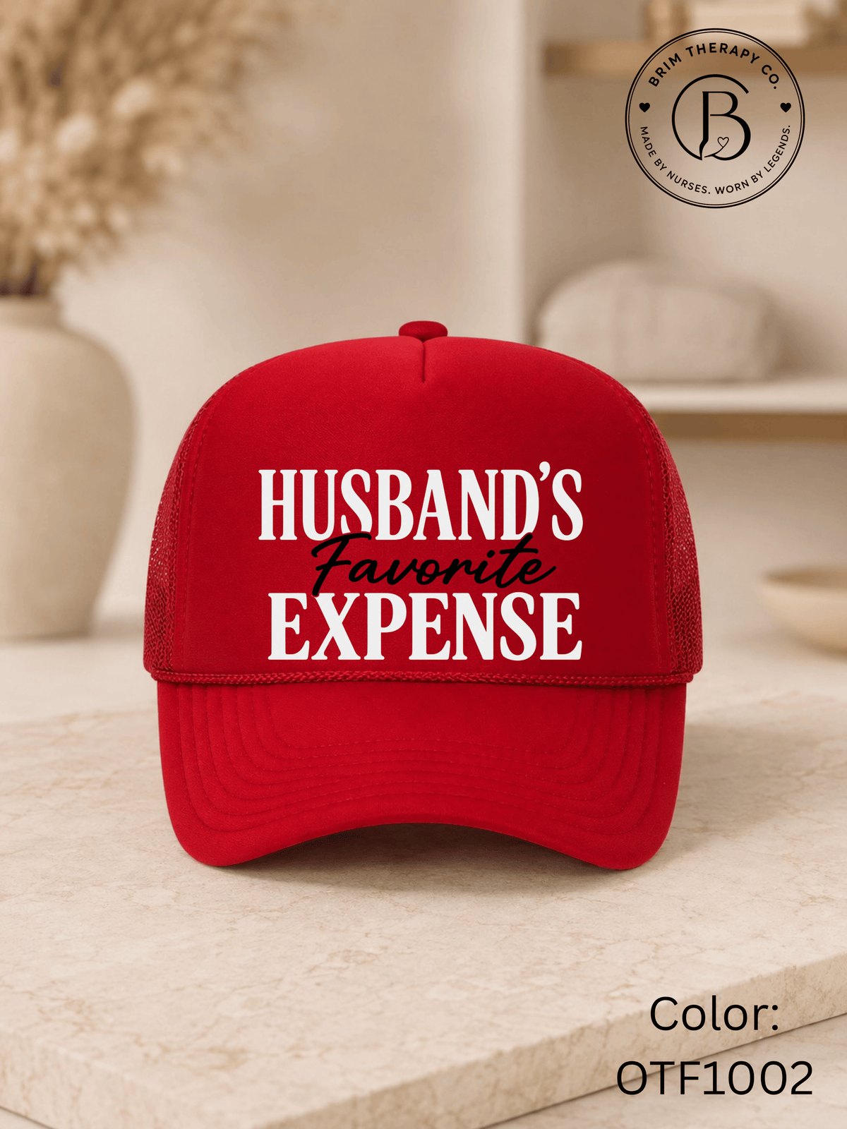 GELI1026: Husband's Favorite Expense Trucker Hat