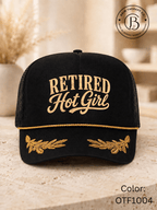 GELI1025: Retired Hot Girl Trucker Hat