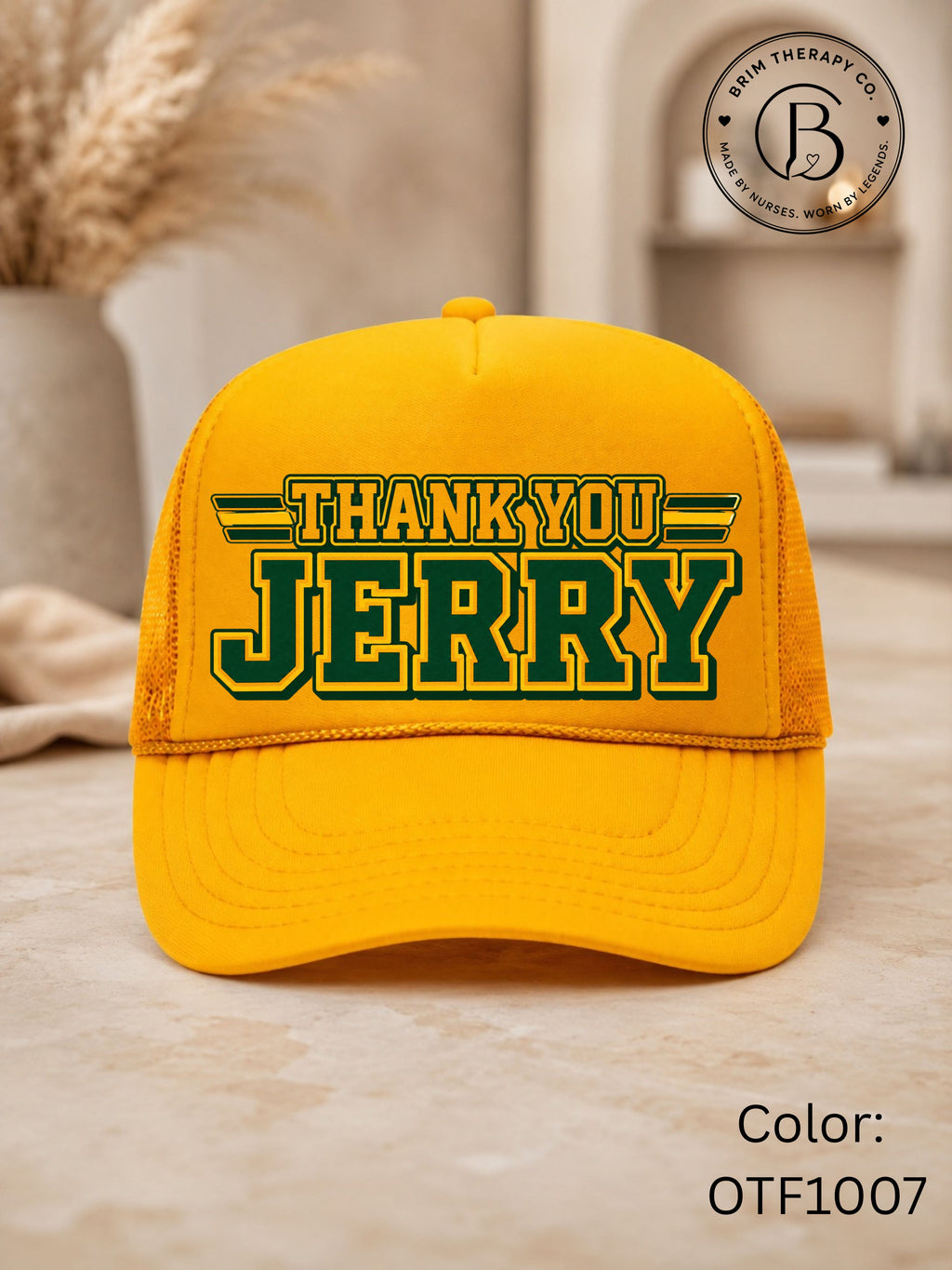 SPFB1242: Thank you Jerry Game Day Trucker Hat