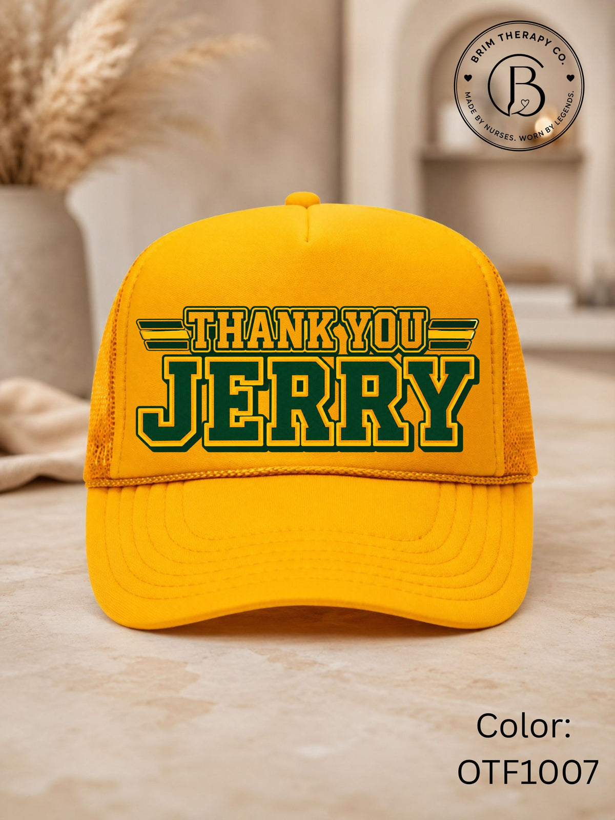 SPFB1242: Thank you Jerry Game Day Trucker Hat