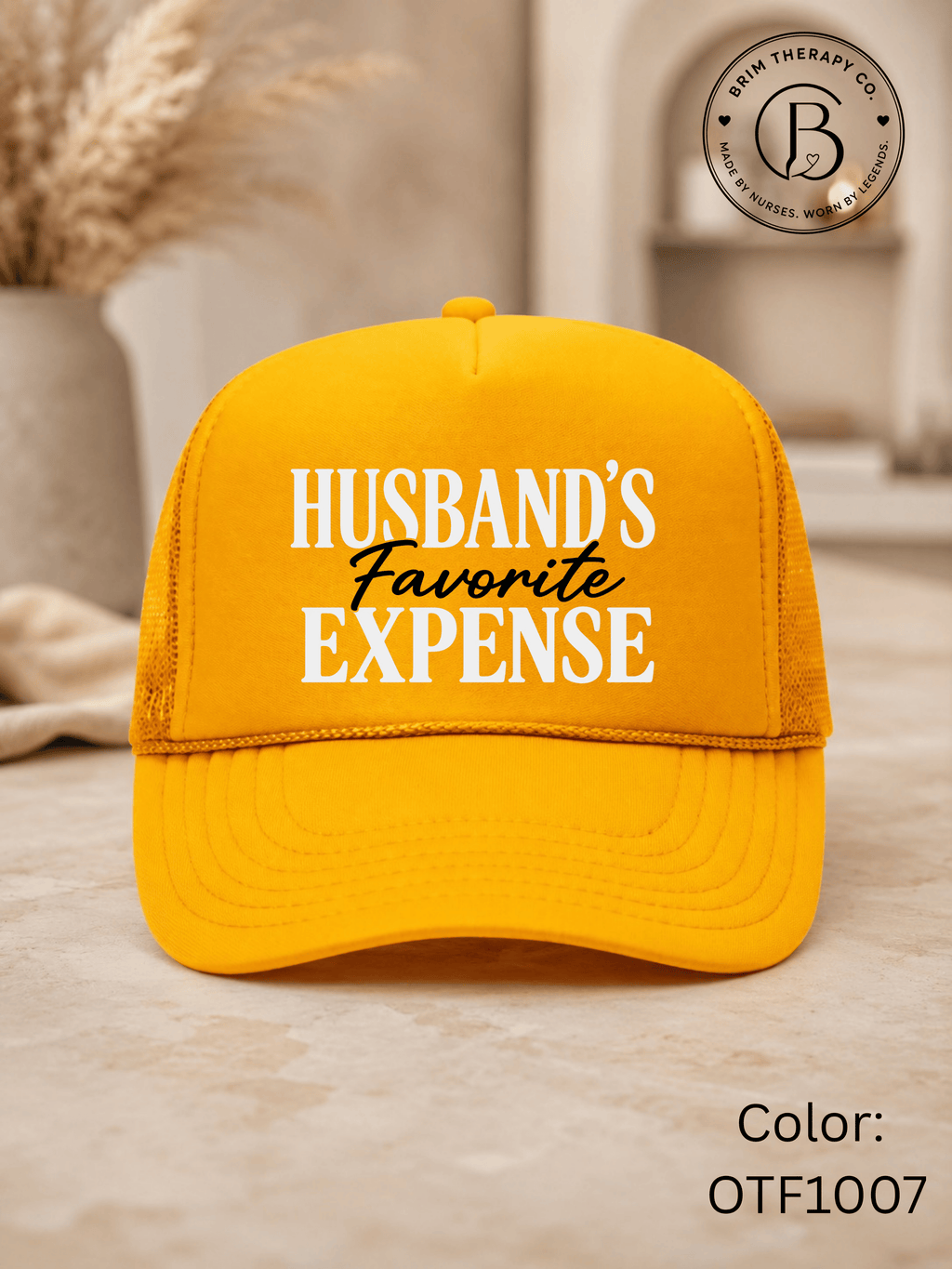 GELI1026: Husband's Favorite Expense Trucker Hat
