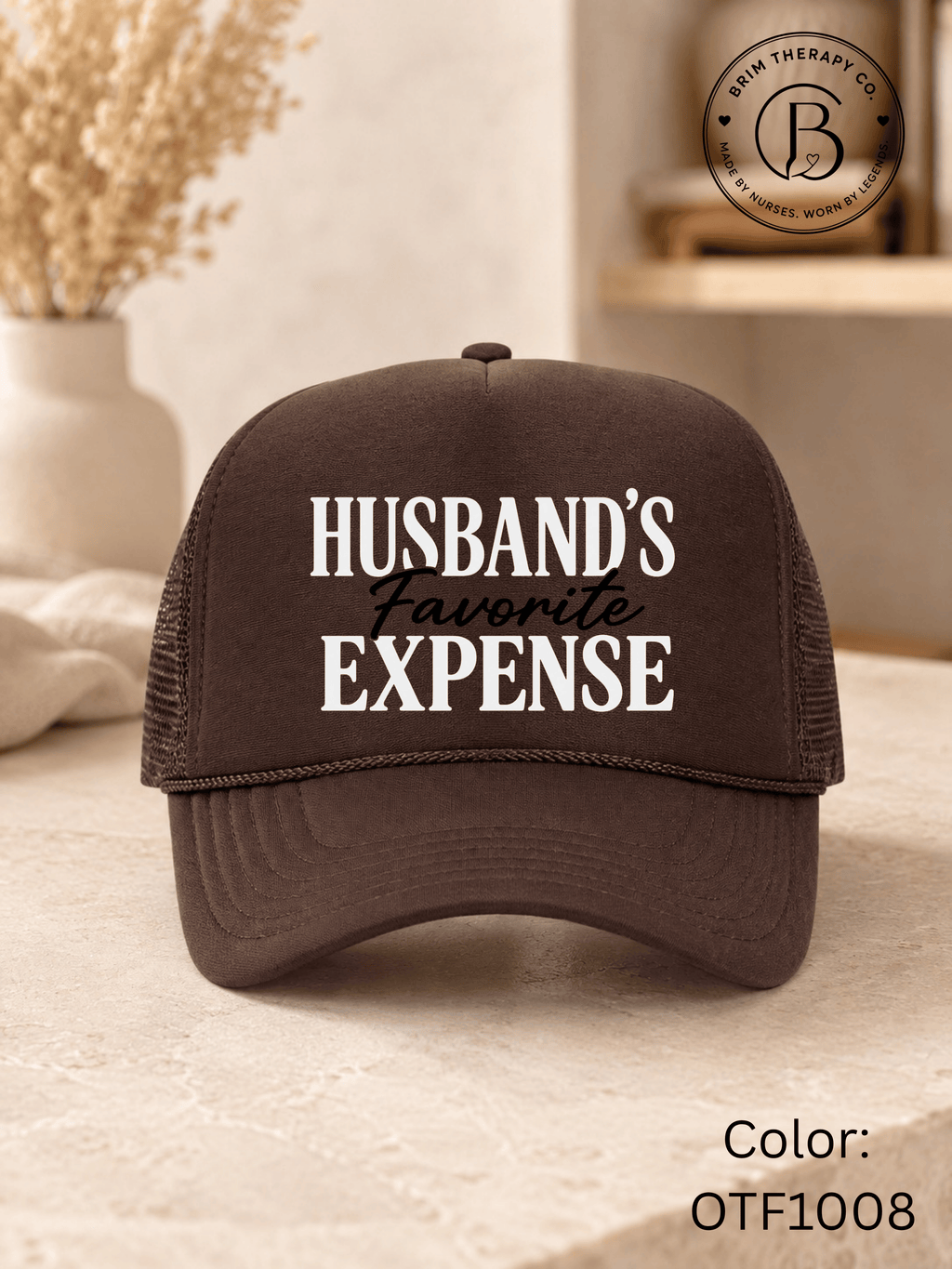 GELI1026: Husband's Favorite Expense Trucker Hat