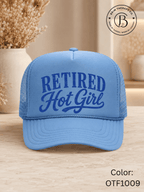 GELI1025: Retired Hot Girl Trucker Hat