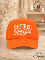 GELI1025: Retired Hot Girl Trucker Hat