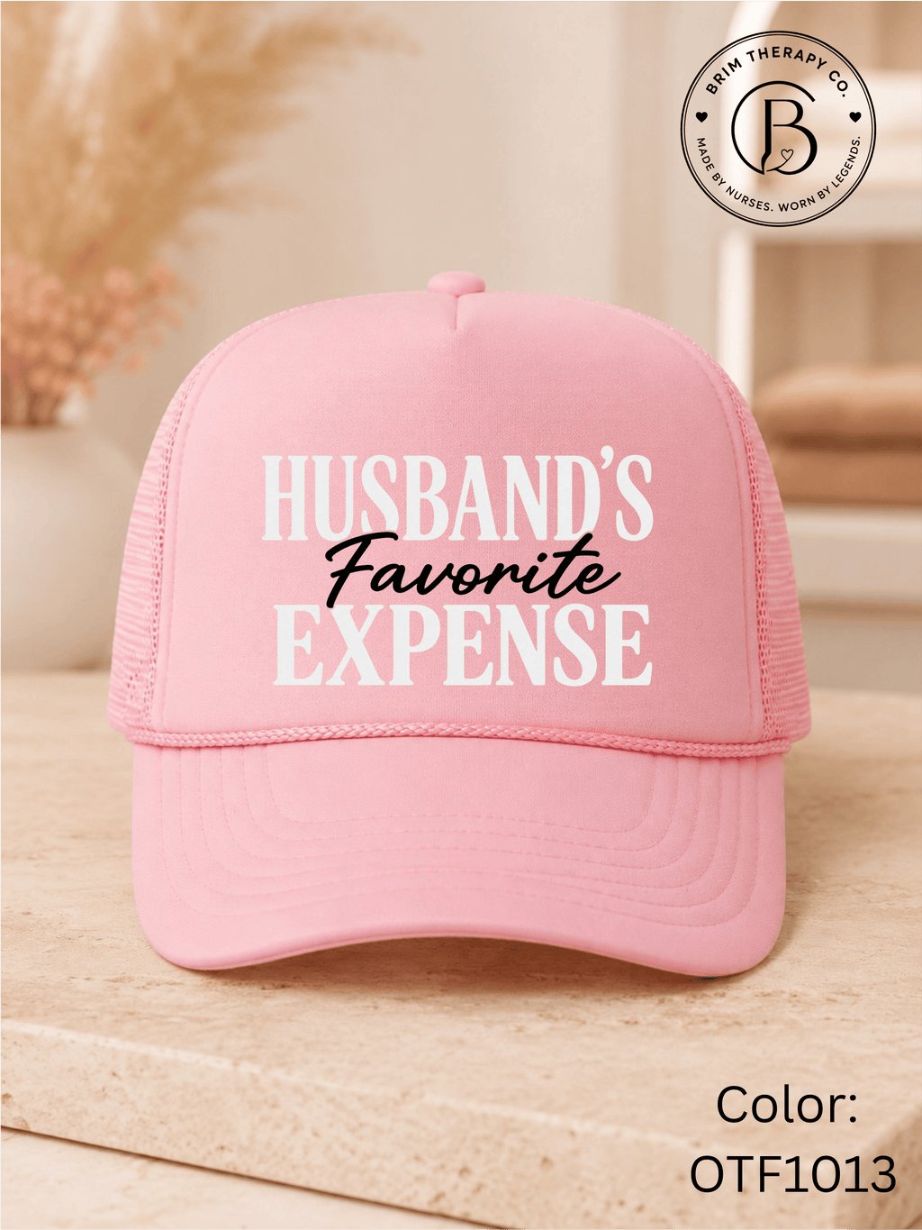 GELI1026: Husband's Favorite Expense Trucker Hat