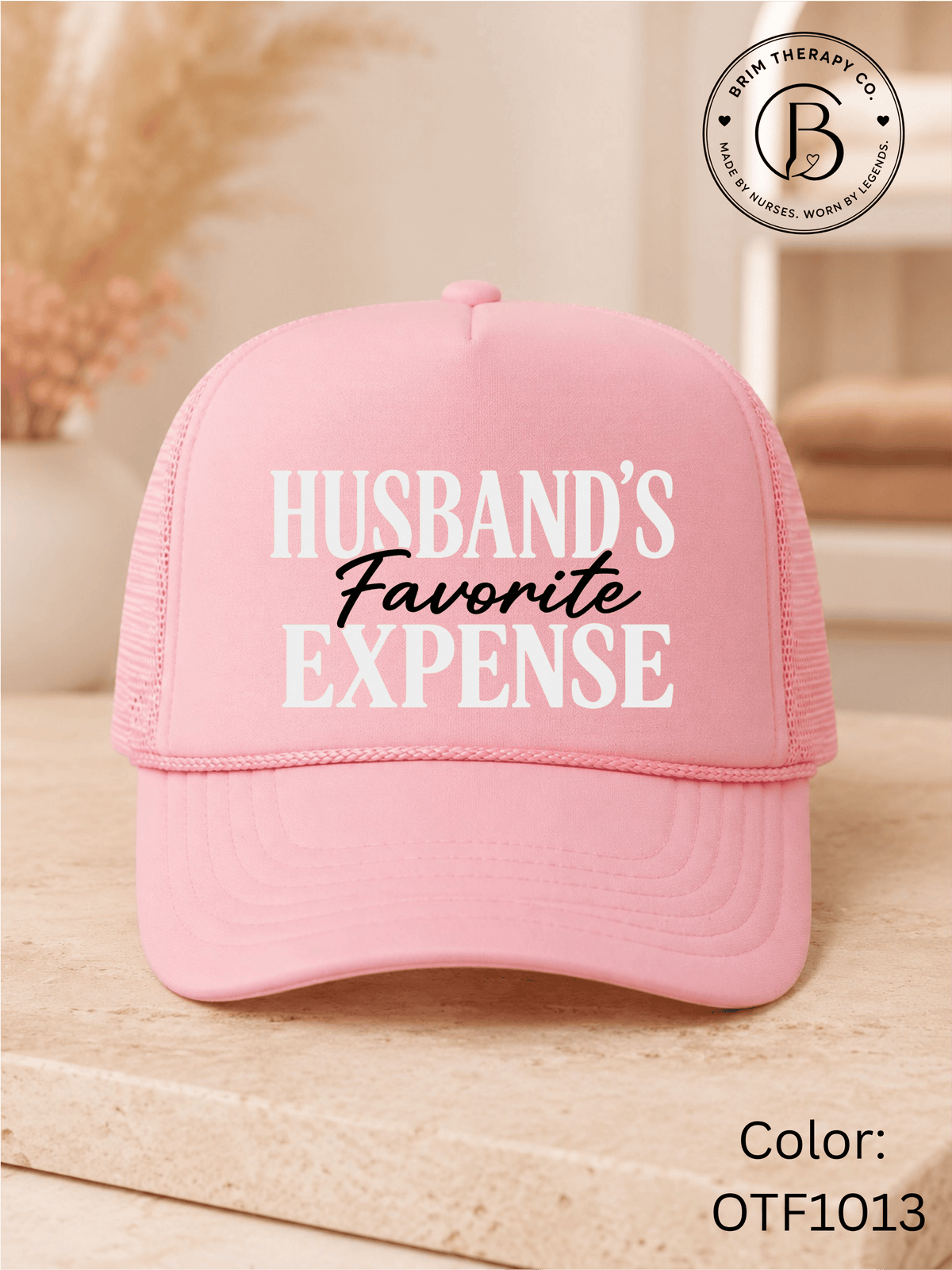 GELI1026: Husband's Favorite Expense Trucker Hat