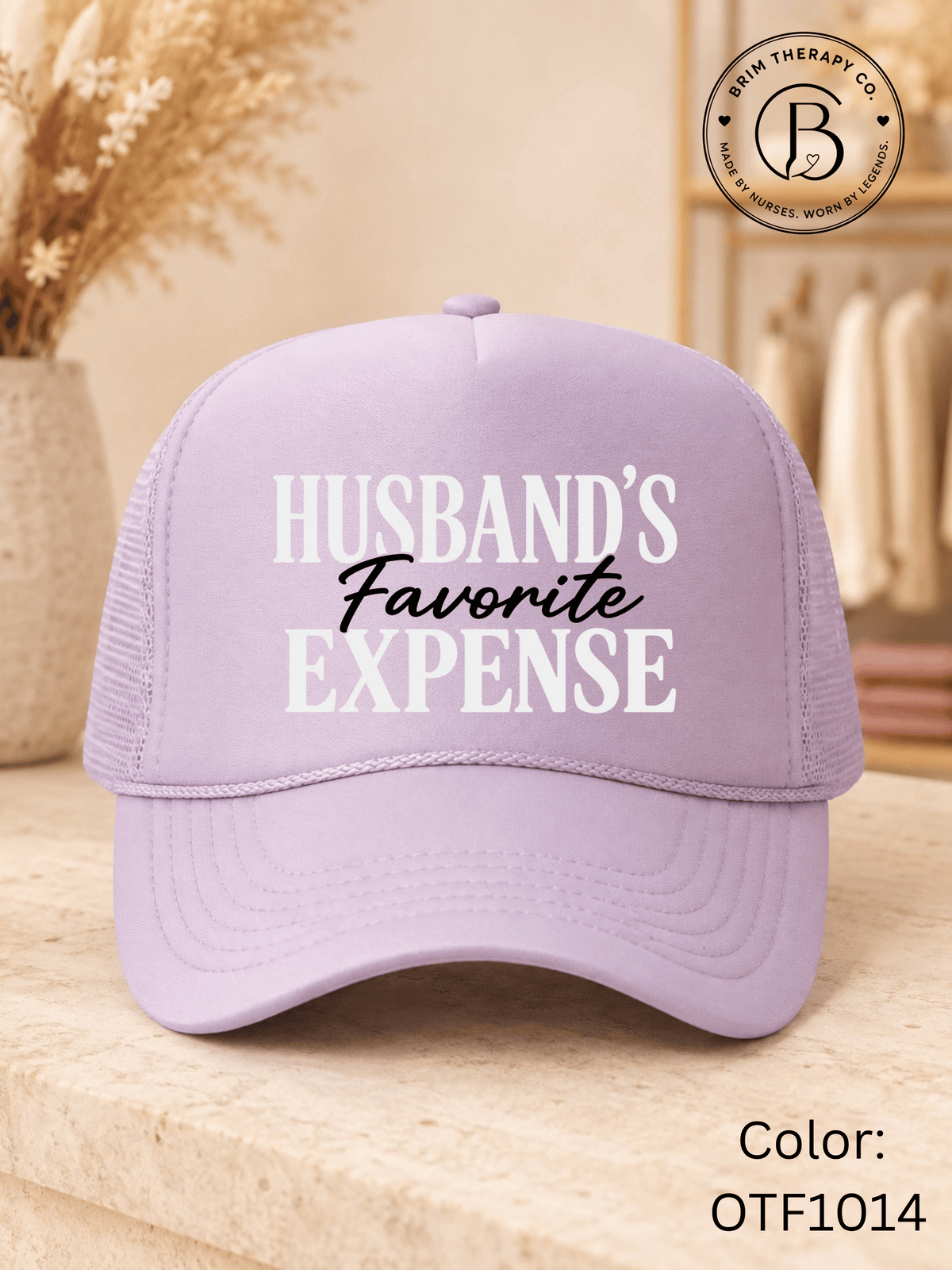 GELI1026: Husband's Favorite Expense Trucker Hat