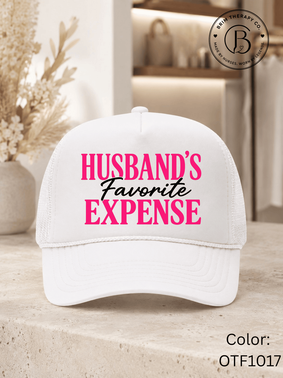 GELI1026: Husband's Favorite Expense Trucker Hat