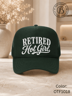 GELI1025: Retired Hot Girl Trucker Hat