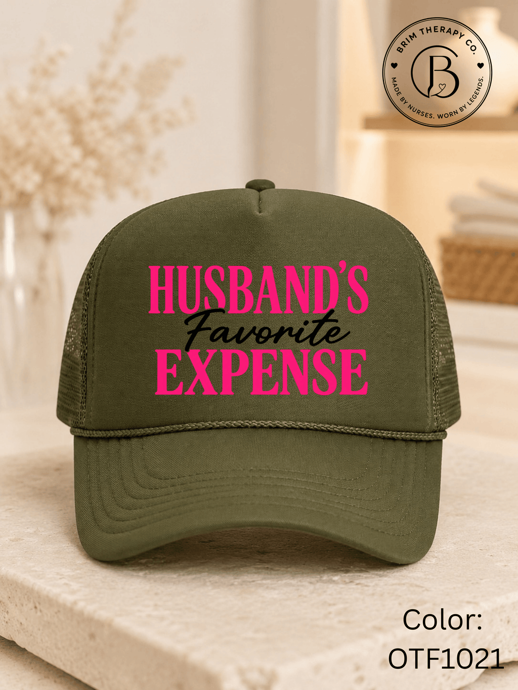 GELI1026: Husband's Favorite Expense Trucker Hat