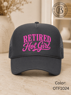 GELI1025: Retired Hot Girl Trucker Hat