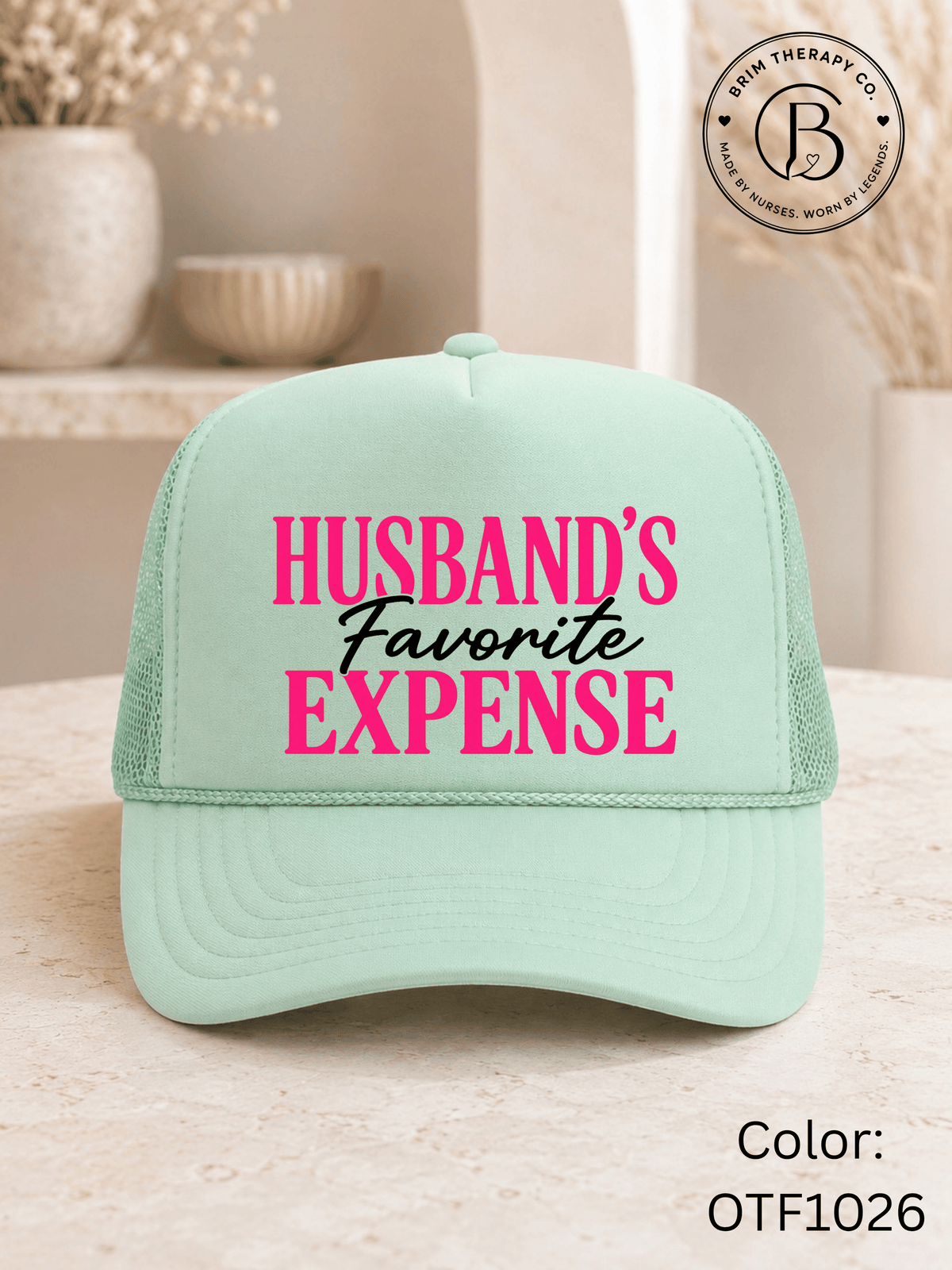 GELI1026: Husband's Favorite Expense Trucker Hat