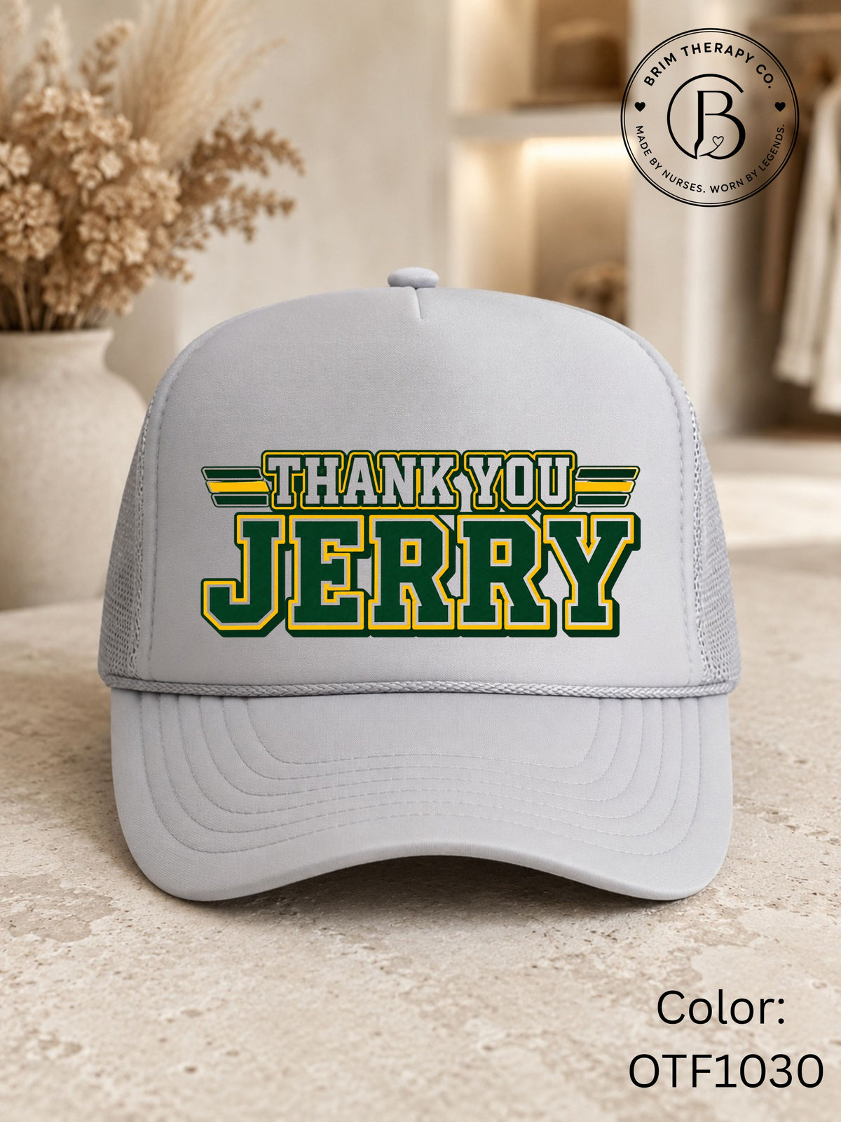 SPFB1242: Thank you Jerry Game Day Trucker Hat