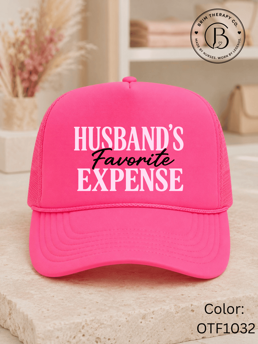 GELI1026: Husband's Favorite Expense Trucker Hat