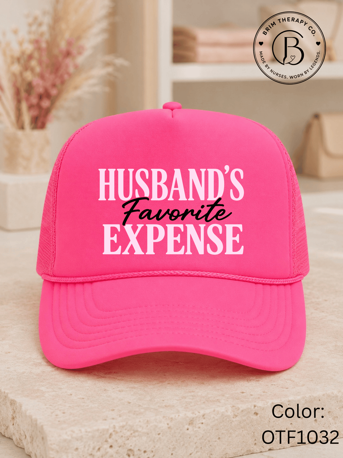 GELI1026: Husband's Favorite Expense Trucker Hat