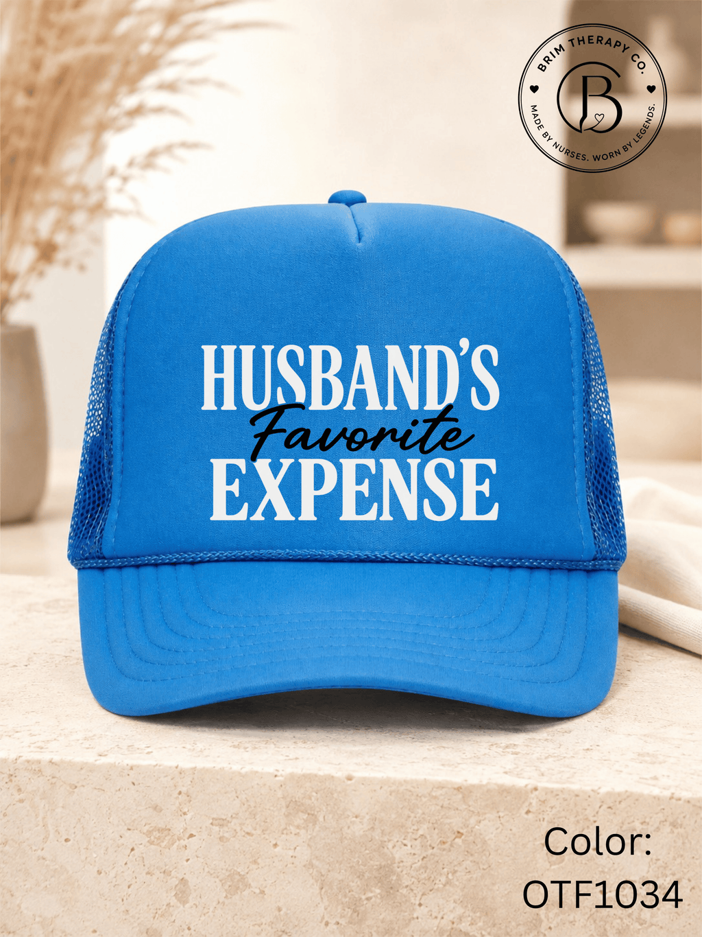 GELI1026: Husband's Favorite Expense Trucker Hat